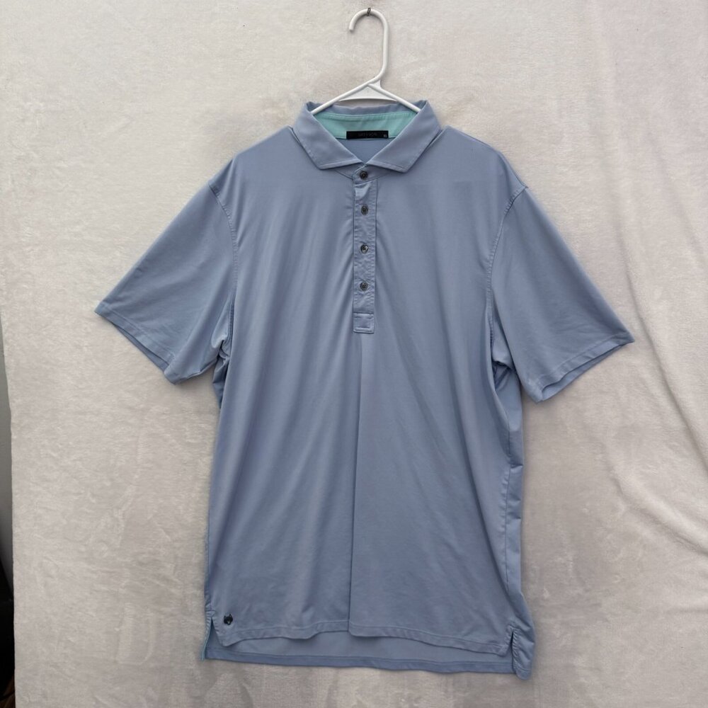 Greyson Polo Shirt Men XL Blue Golf Activewear Performance